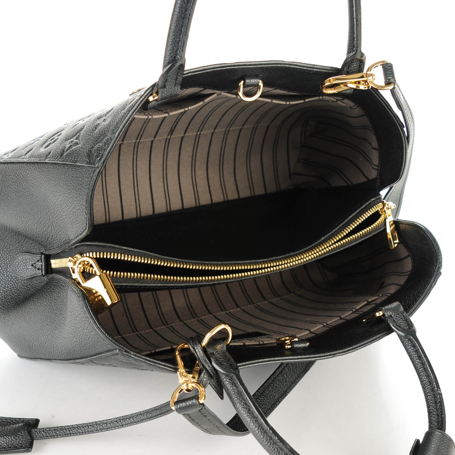Louis Vuitton Empreinte Montaigne MM Black 5 of 8