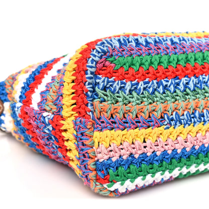 Miu Miu Fabric Crochet Pouch Multicolor 8 of 9