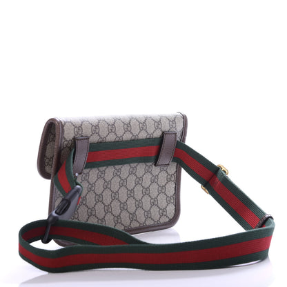 Gucci GG Supreme Monogram Neo Vintage Web Belt Bag Brown 3 of 11