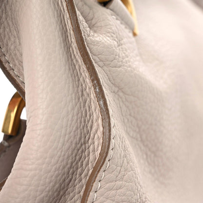 Chloe Calfskin Medium Marcie Satchel Abstract White 8 of 10