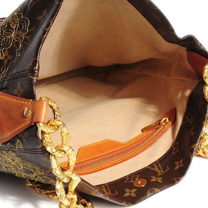 Louis Vuitton Monogram Dentelle Fersen Gold 5 of 7