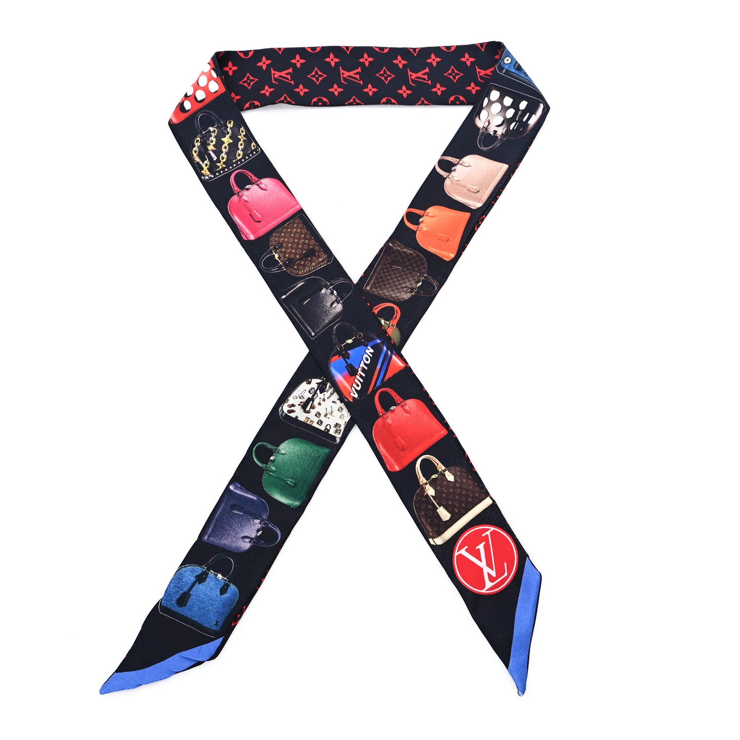 Silk Monogram Tribute To Alma BB Bandeau Black