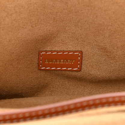 Burberry Canvas Calfskin Pocket Crossbody Bag Tan 6 of 8