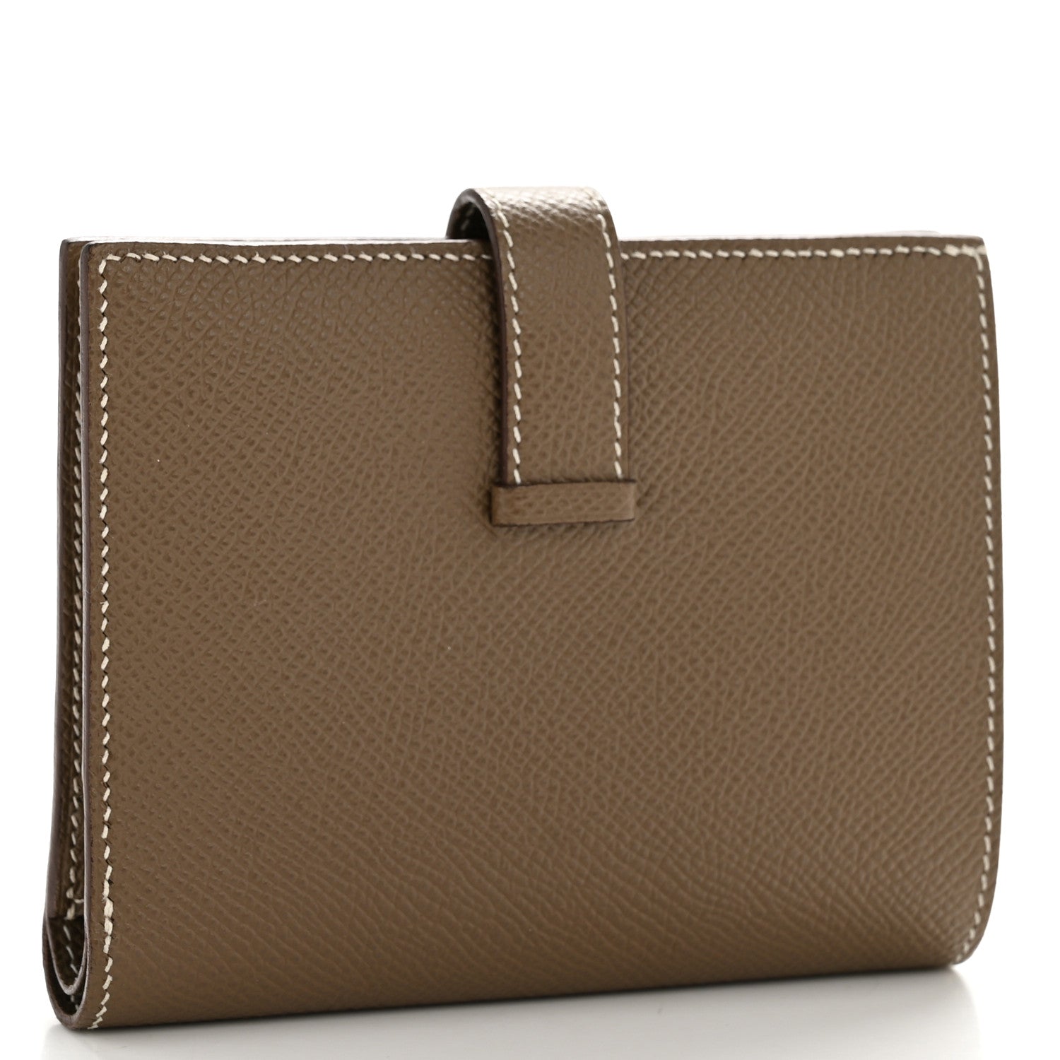 Hermes Epsom Bearn Compact Wallet Etoupe 3 of 9