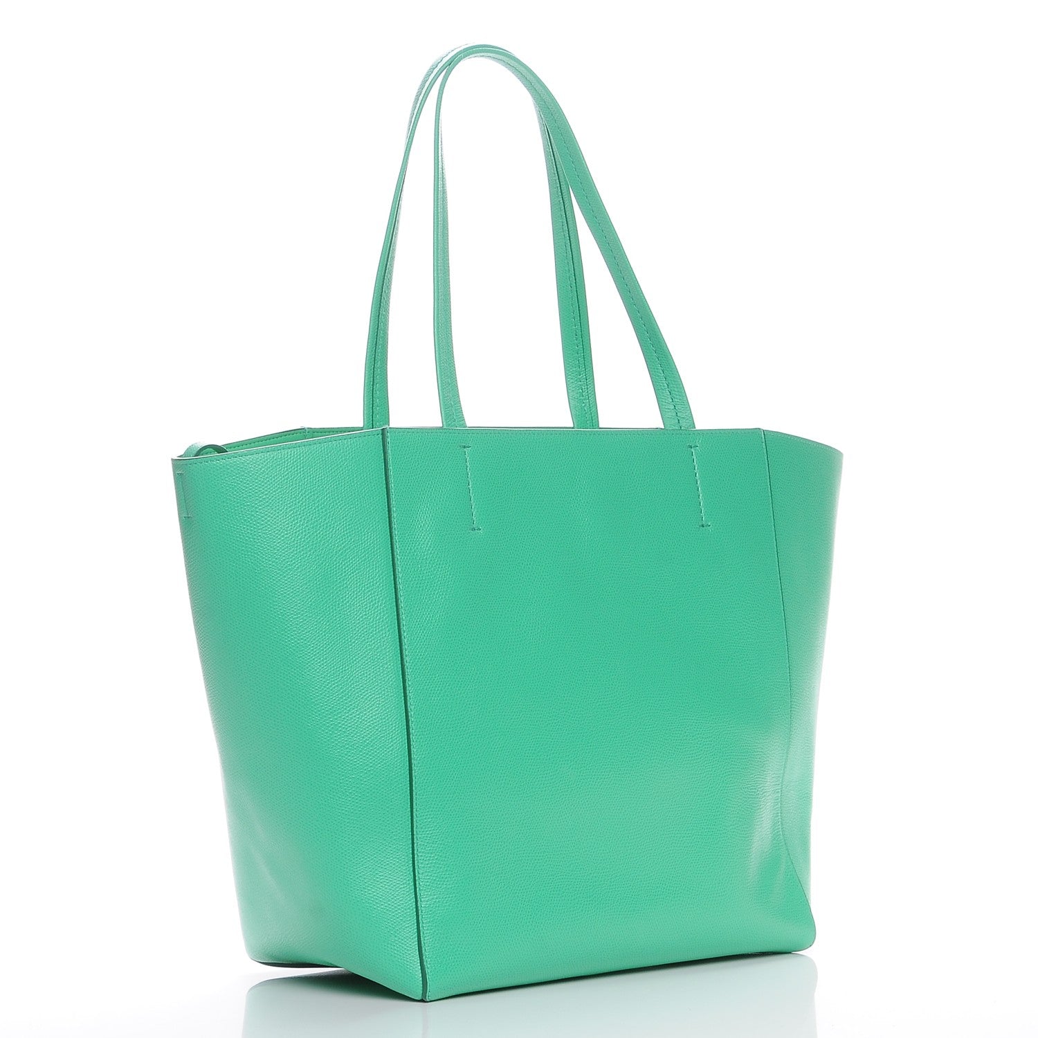 Celine Grained Calfskin Small Horizontal Cabas Phantom Mint 3 of 8