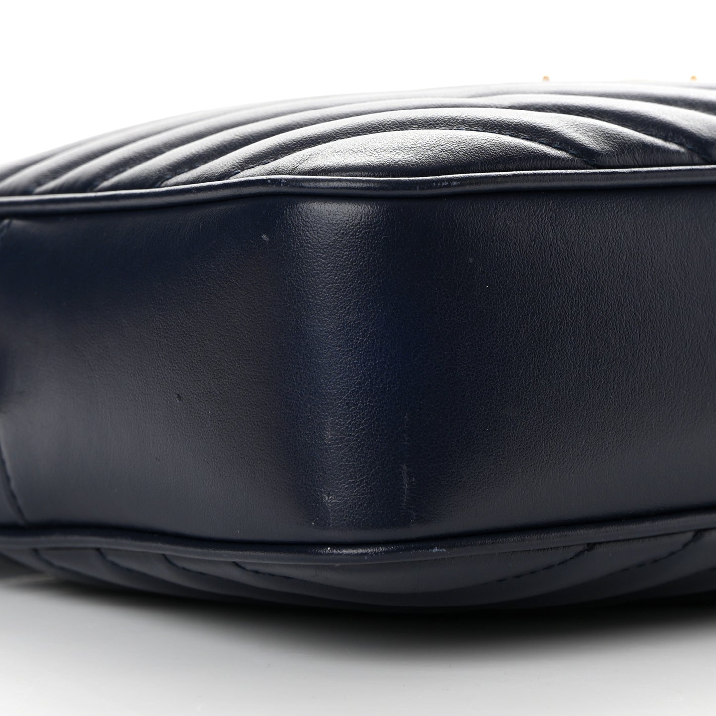 Calfskin Matelasse Monogram Lou Camera Bag Deep Marine