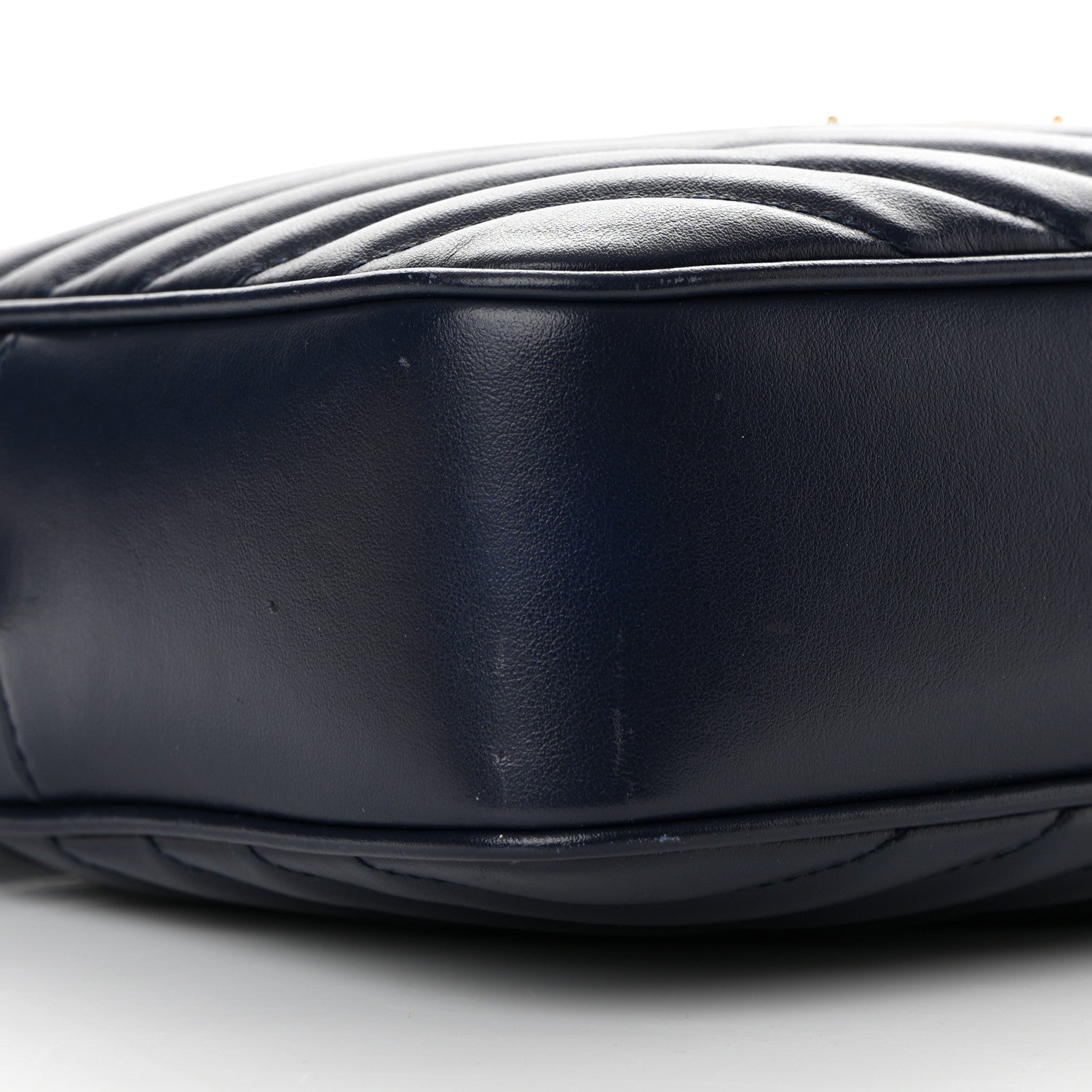 Saint Laurent Calfskin Matelasse Monogram Lou Camera Bag Deep Marine 9 of 12