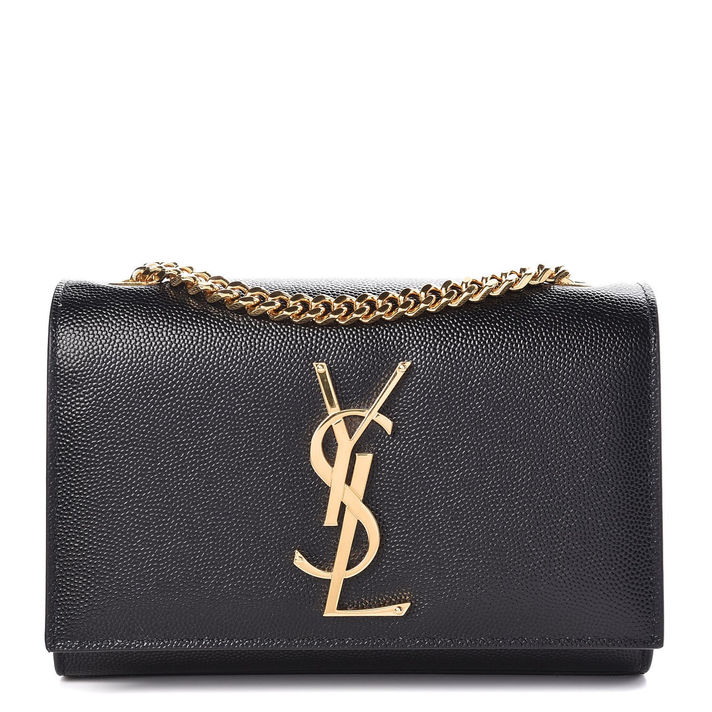 Grain De Poudre Small Monogram Kate Satchel Black