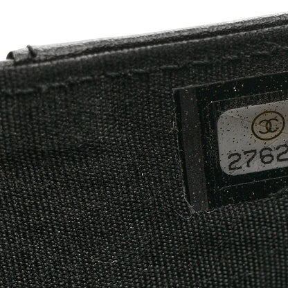 Chanel Caviar Quilted Small Boy Flap Wallet Black 7 of 7