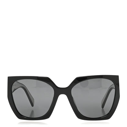 Prada Acetate Sunglasses SPR 15W Black White 2 of 8