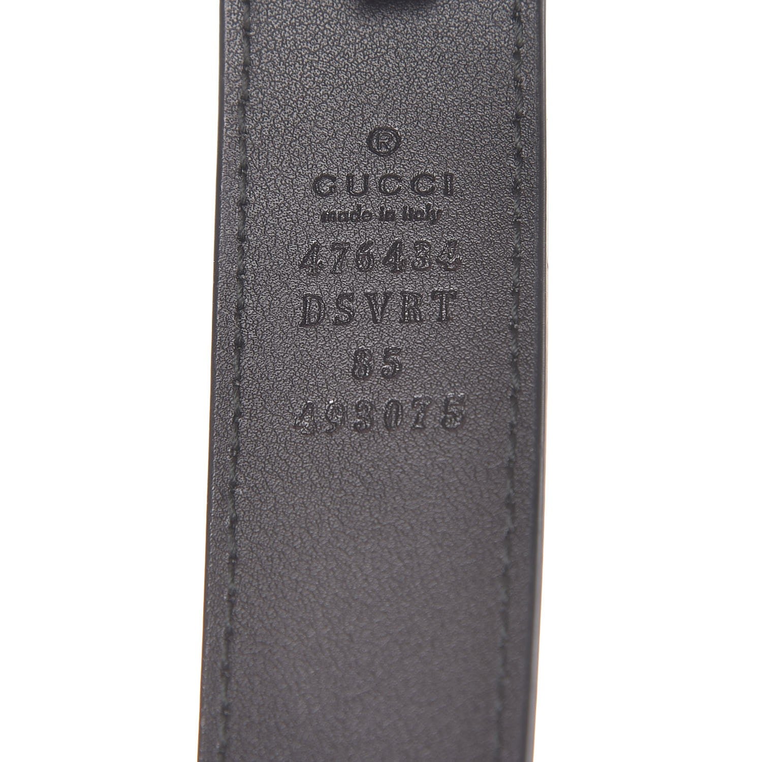Gucci Calfskin Matelasse GG Marmont Belt Bag 85 34 Black 8 of 8