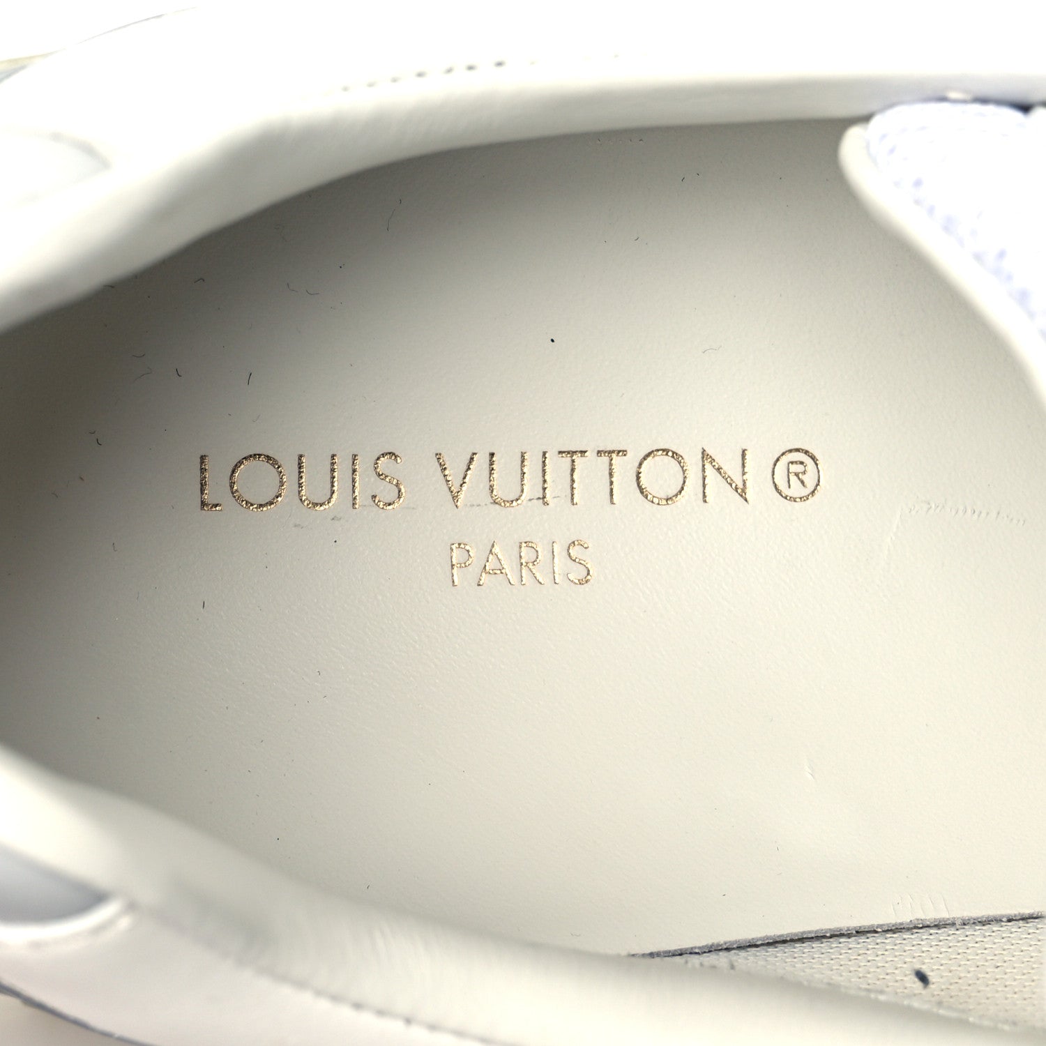 Louis Vuitton Technical Mesh Metallic Monogram Mens Run Away Sneakers 7 White 8 of 10