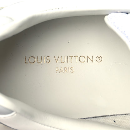Louis Vuitton Technical Mesh Metallic Monogram Mens Run Away Sneakers 7 White 8 of 10