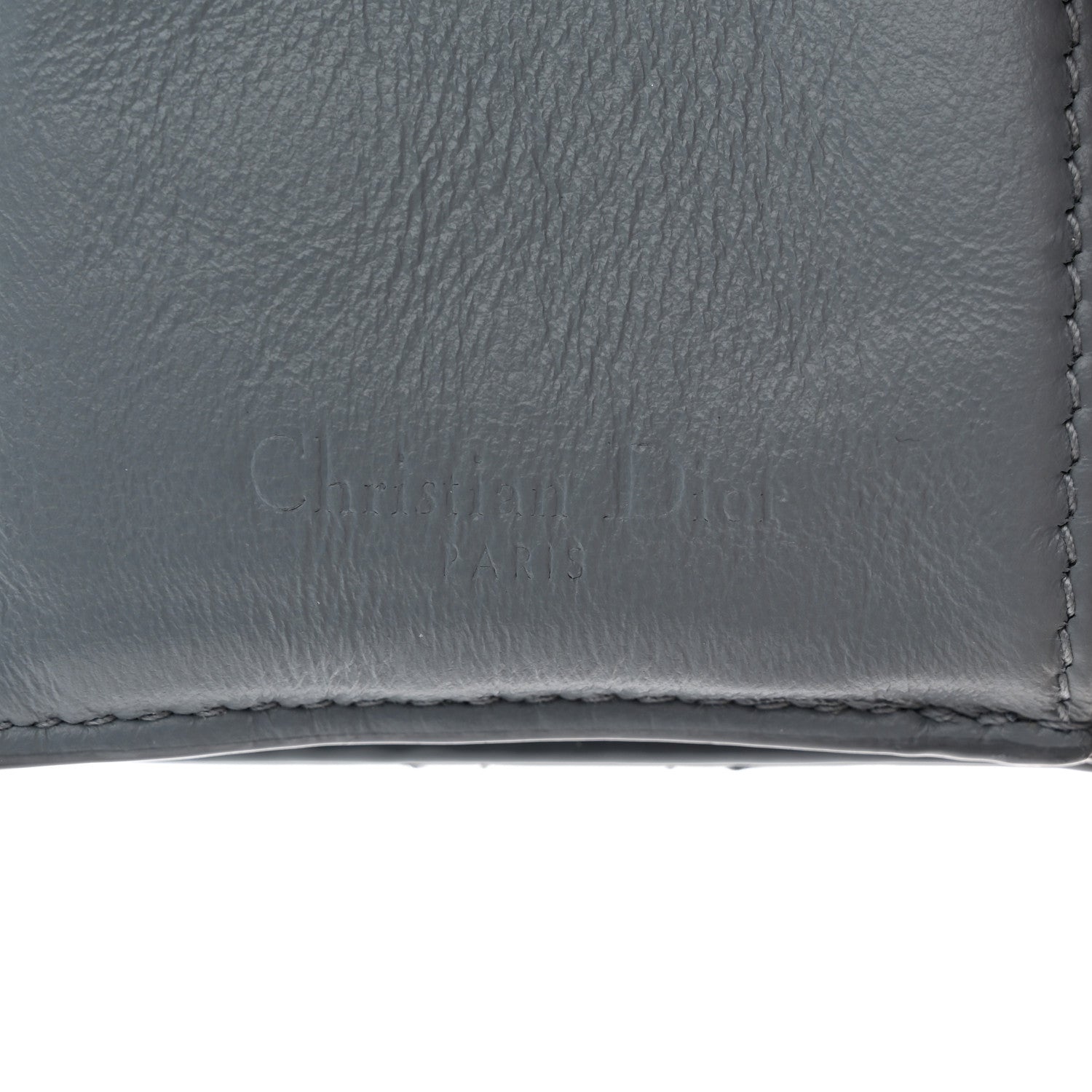 Christian Dior Patent Cannage Lady Dior Lotus Wallet Light Blue 7 of 8