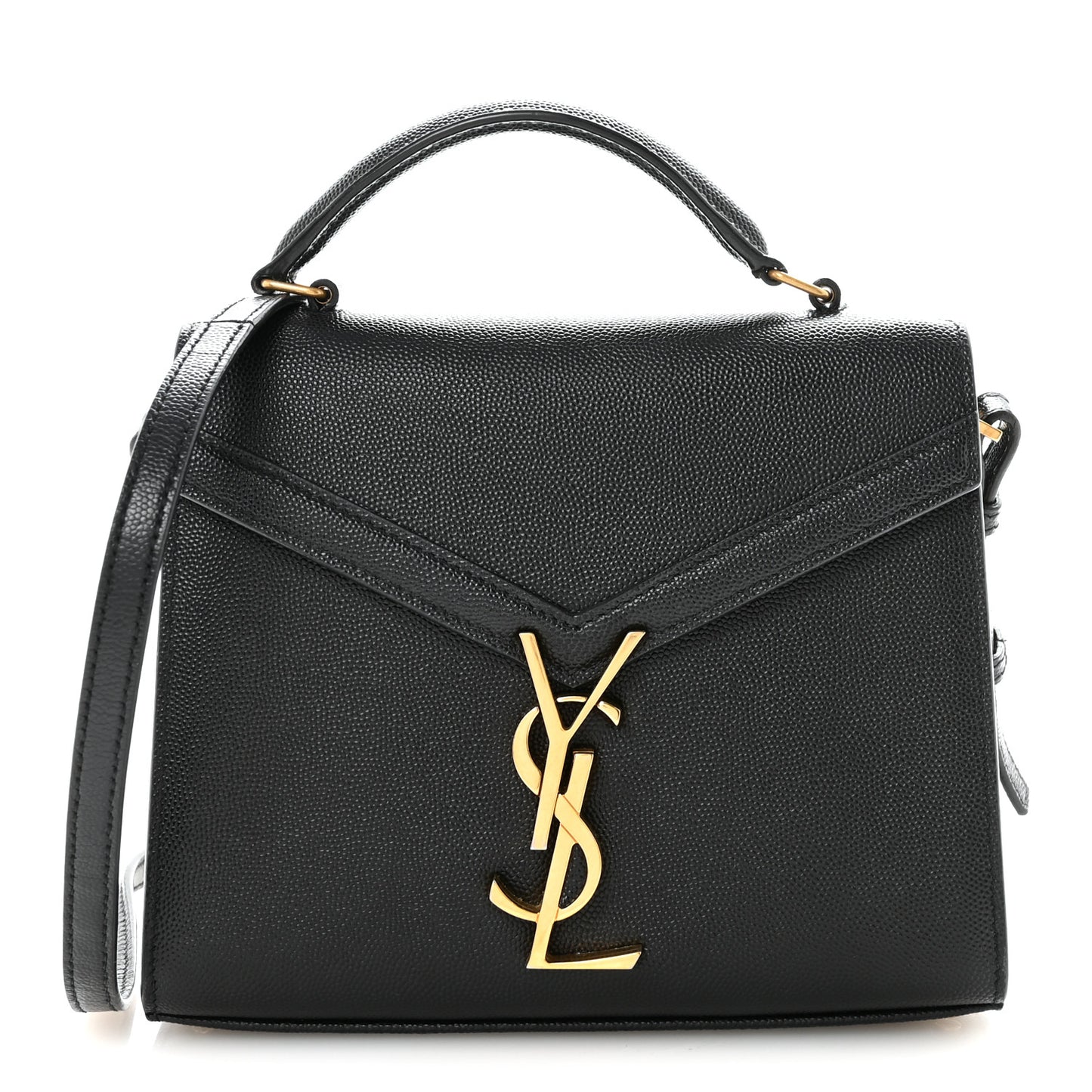 Grain De Poudre Mini Classic Monogram Cassandra Top Handle Black