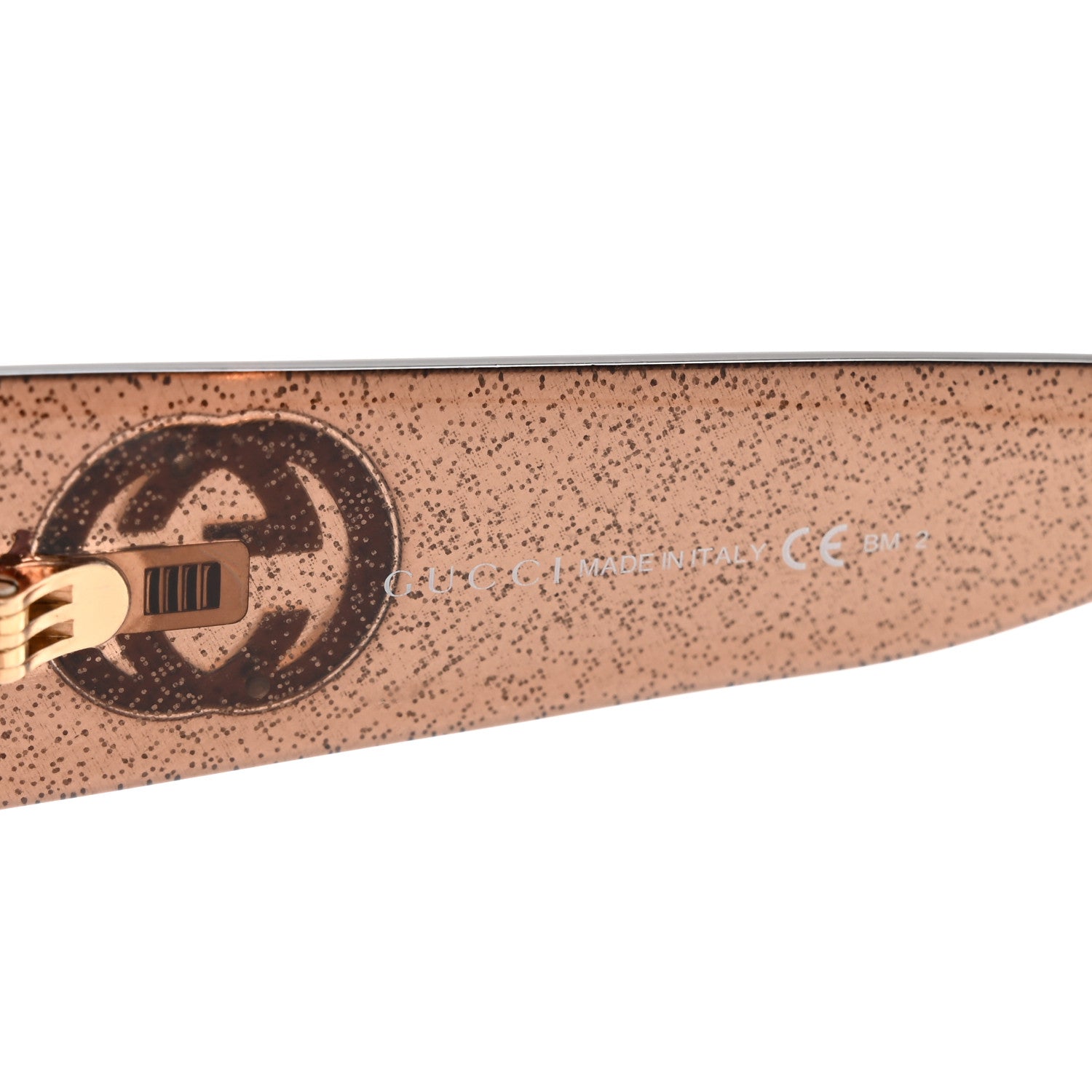 Gucci Glitter Acetate Square Frame Sunglasses GG3814S Brown 5 of 8