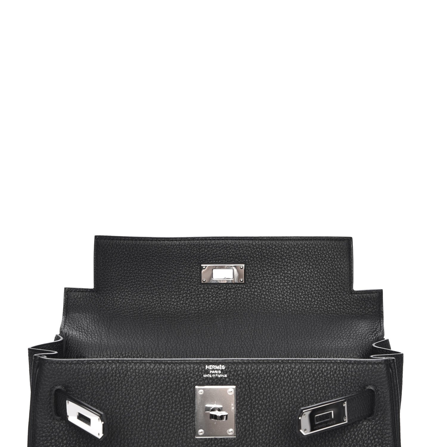 Hermes Togo Kelly Retourne 28 Black 24 of 26
