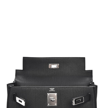 Hermes Togo Kelly Retourne 28 Black 24 of 26