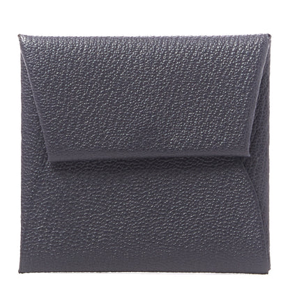 Hermes Chevre Mysore Bastia Coin Purse Ardoise 1 of 7