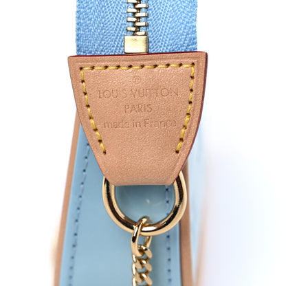 Louis Vuitton Vernis Valentine Mini Pochette Accessories Lollipop Blue 6 of 8