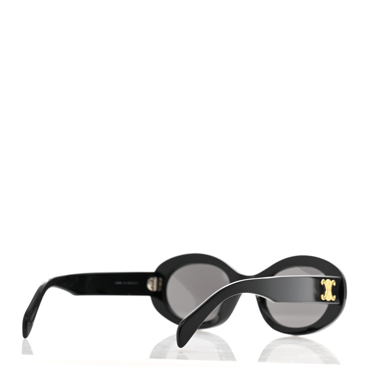 Celine Acetate Triomphe 01 Sunglasses CL 40194U Black 4 of 7