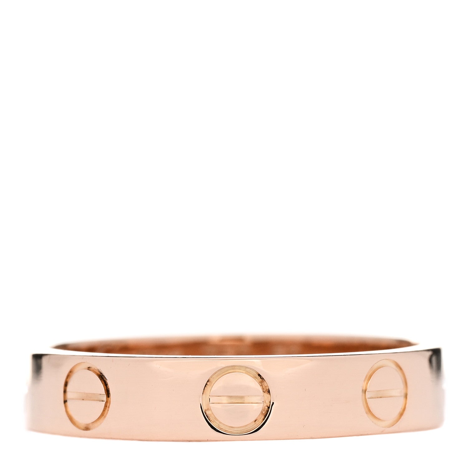 Cartier 18K Pink Gold 3.5mm LOVE Wedding Band Ring 50 5.25 1 of 4