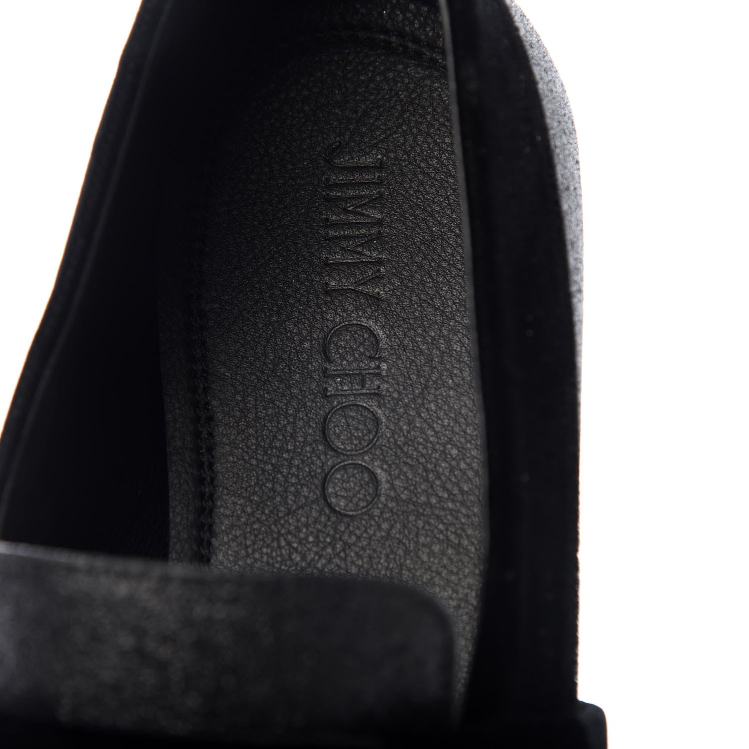 Jimmy Choo Glitter Velvet Mens John Slip On Loafers 40.5 Black 9 of 10