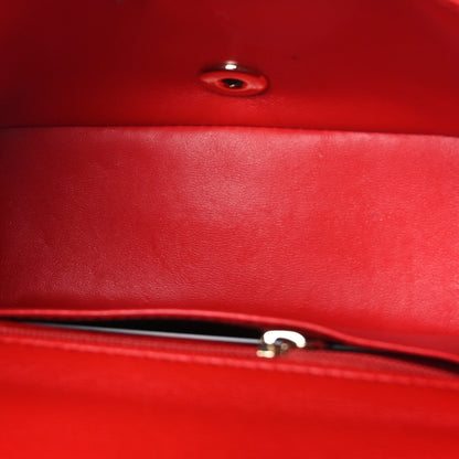 Chanel Lambskin Resin Crystal Square Quilted Monacoco Mini Flap Red 5 of 9