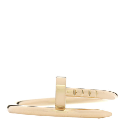 Cartier 18K Yellow Gold Small Juste Un Clou Ring 55 7.25 1 of 6