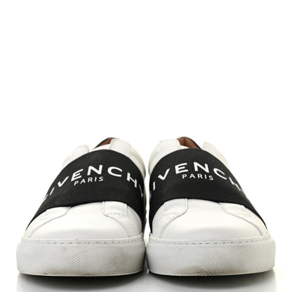 Givenchy Calfskin Band Logo Womens Urban Street Sneakers 39.5 White Black 2 of 17