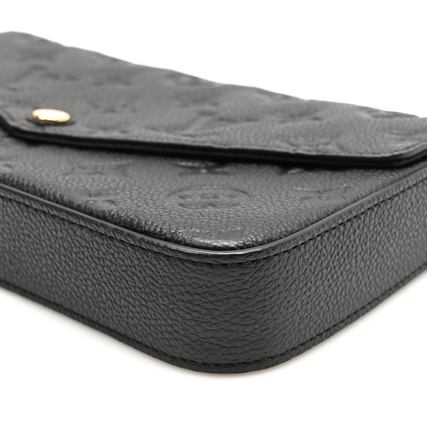 Empreinte Pochette Felicie Chain Wallet Black
