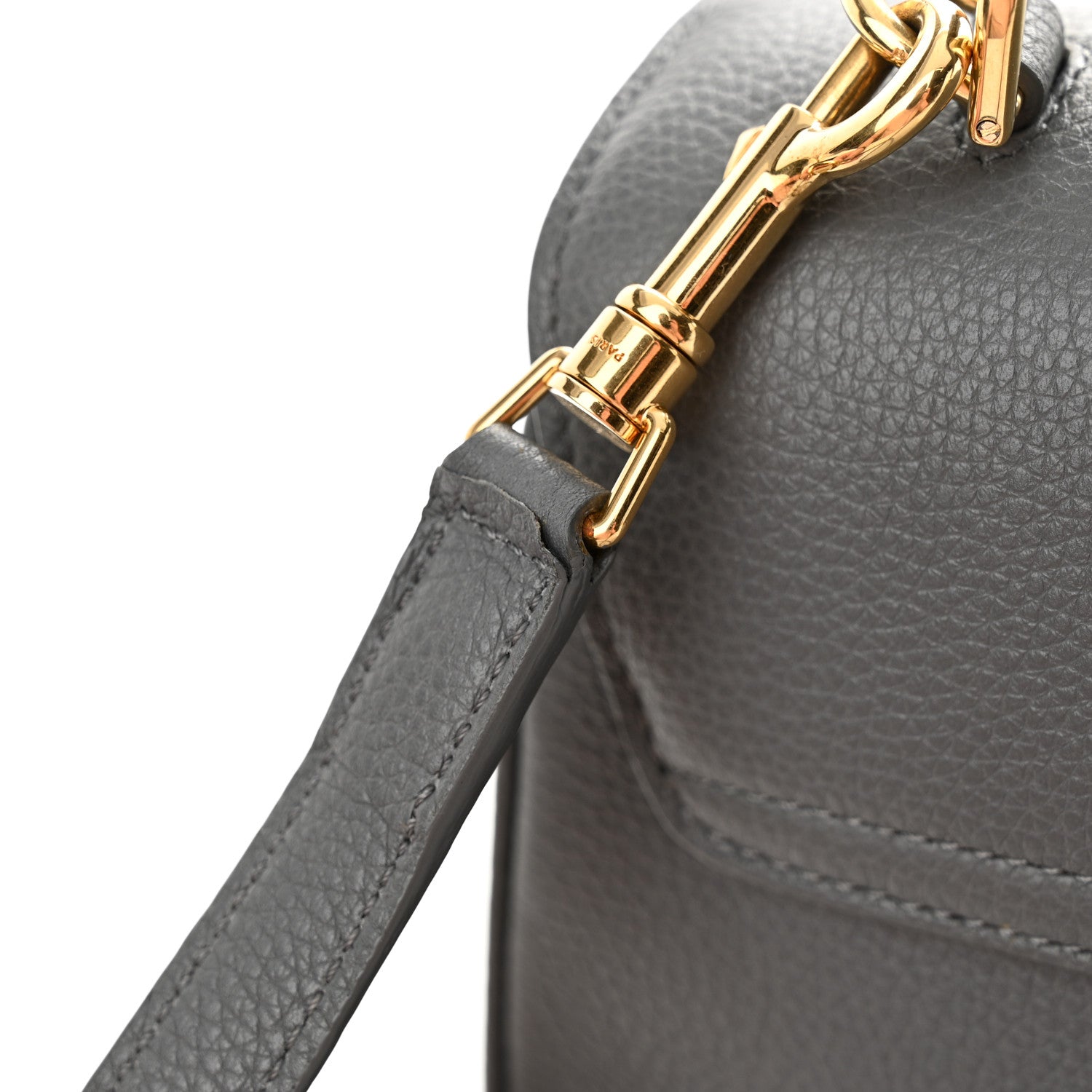Celine Grained Calfskin Small 16 Top Handle Bag Medium Grey 13 of 15