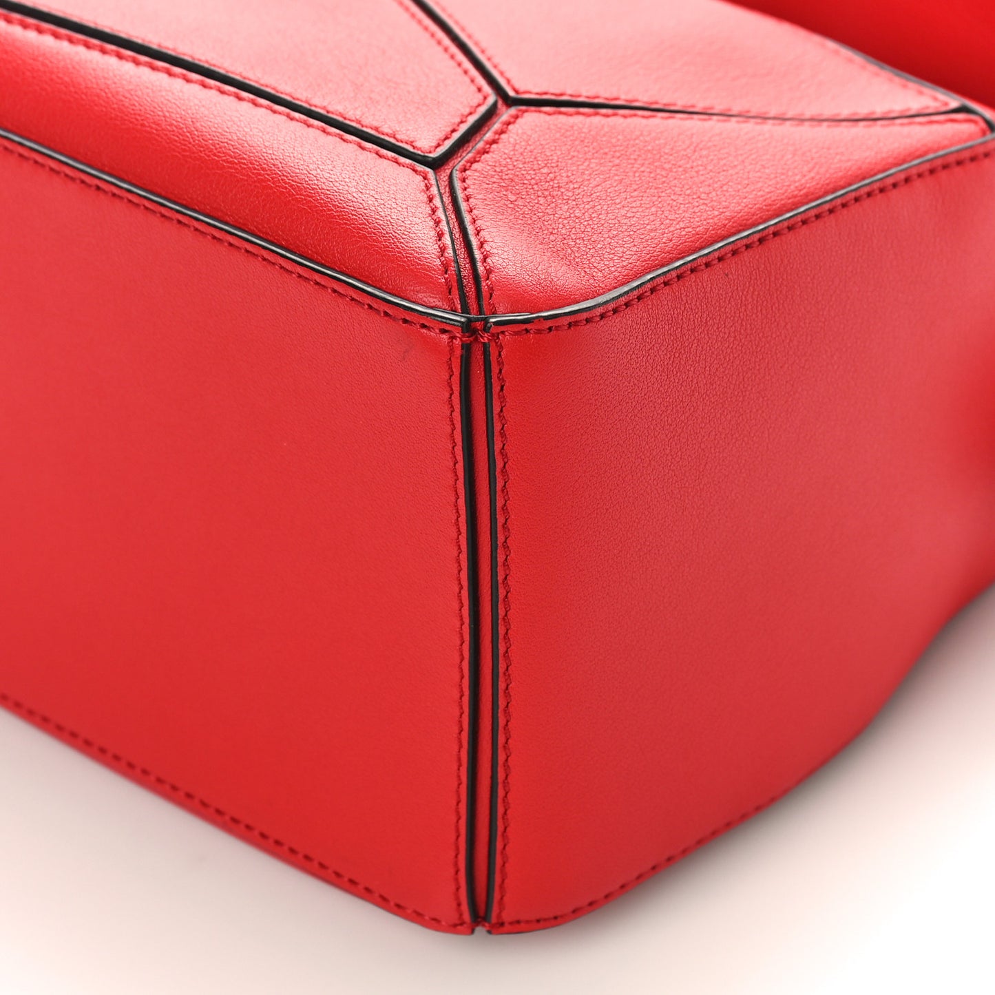 Calfskin Small Puzzle Bag Scarlet