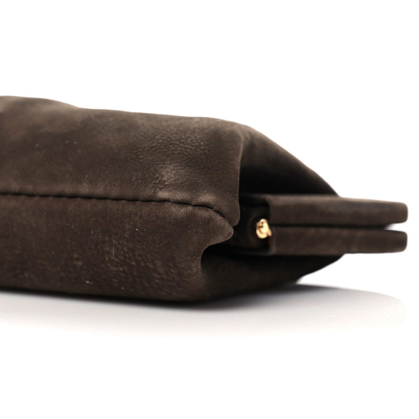 Suede Miss Loubi Clutch Clutch Brown