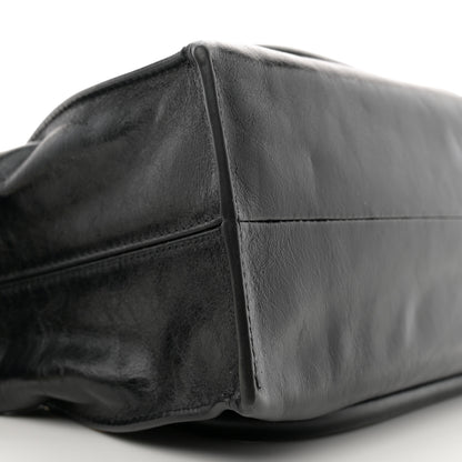 Chloe Natural Shiny Calfskin Small Paraty 24 Bag Black 9 of 10