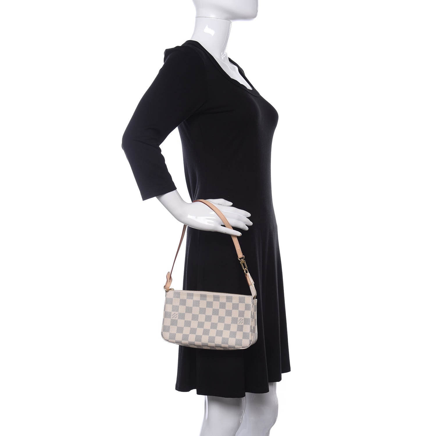 Louis Vuitton Damier Azur Pochette Accessories NM 3 of 9