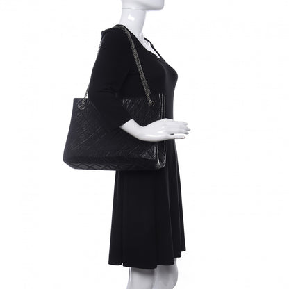 Chanel Aged Calfskin Quilted Reissue 2.55 Tote Black 2 of 10