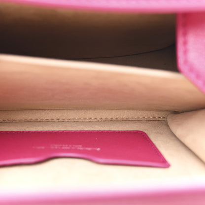 Alexander McQueen Silky Amish Grain Calfskin Box Shoulder Bag 19 Pink 7 of 11