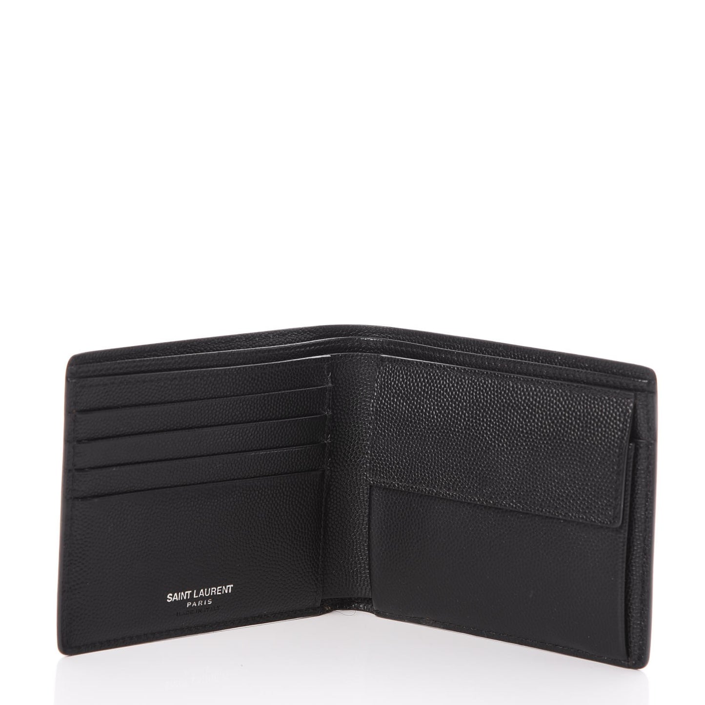 Grain De Poudre Studded Bi-Fold Wallet Black