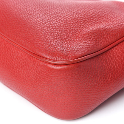 Gucci Pebbled Calfskin Small Soho Disco Bag Tabasco Red 16 of 19