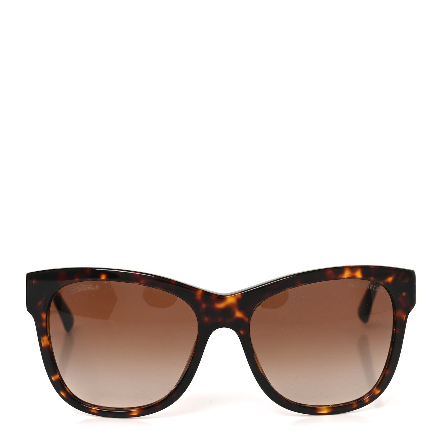 Chanel Acetate Runway Square Sunglasses 5380 Dark Tortoise 2 of 7