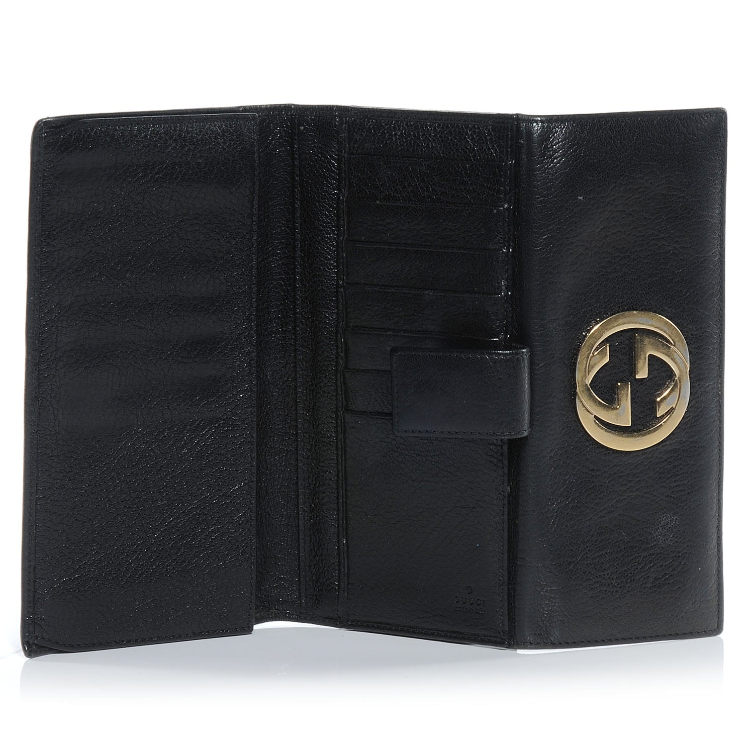 Gucci Leather Blondie Continental Wallet Black 5 of 8
