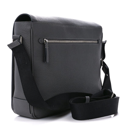 Burberry Calfskin Logo Messenger Charcoal Grey 3 of 13