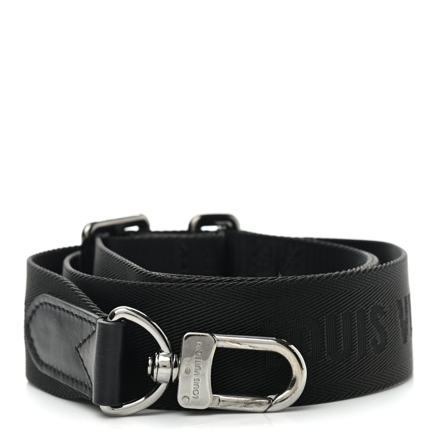 Monogram Trio Messenger Shoulder Strap Black