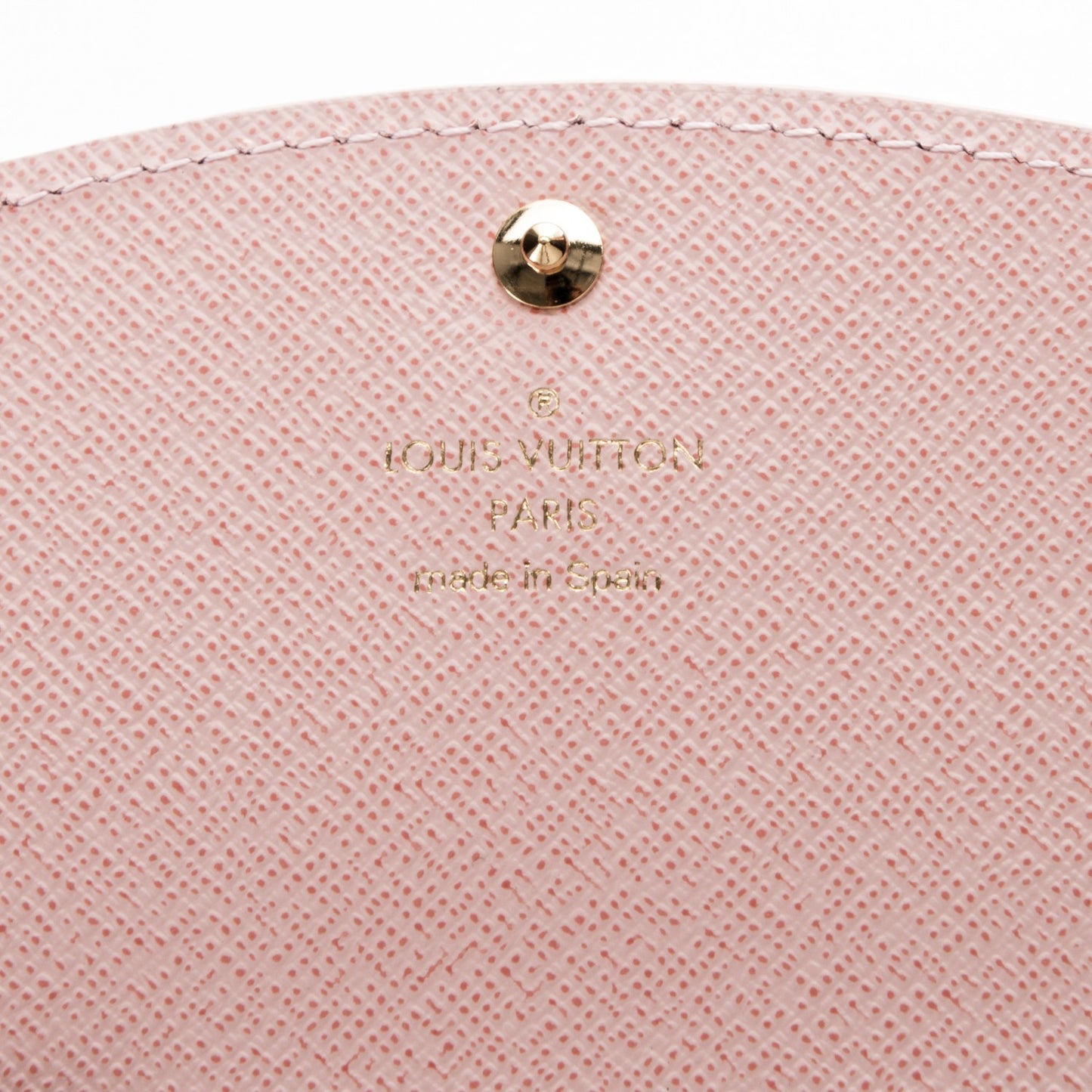 Damier Ebene Caissa Wallet Rose Ballerine