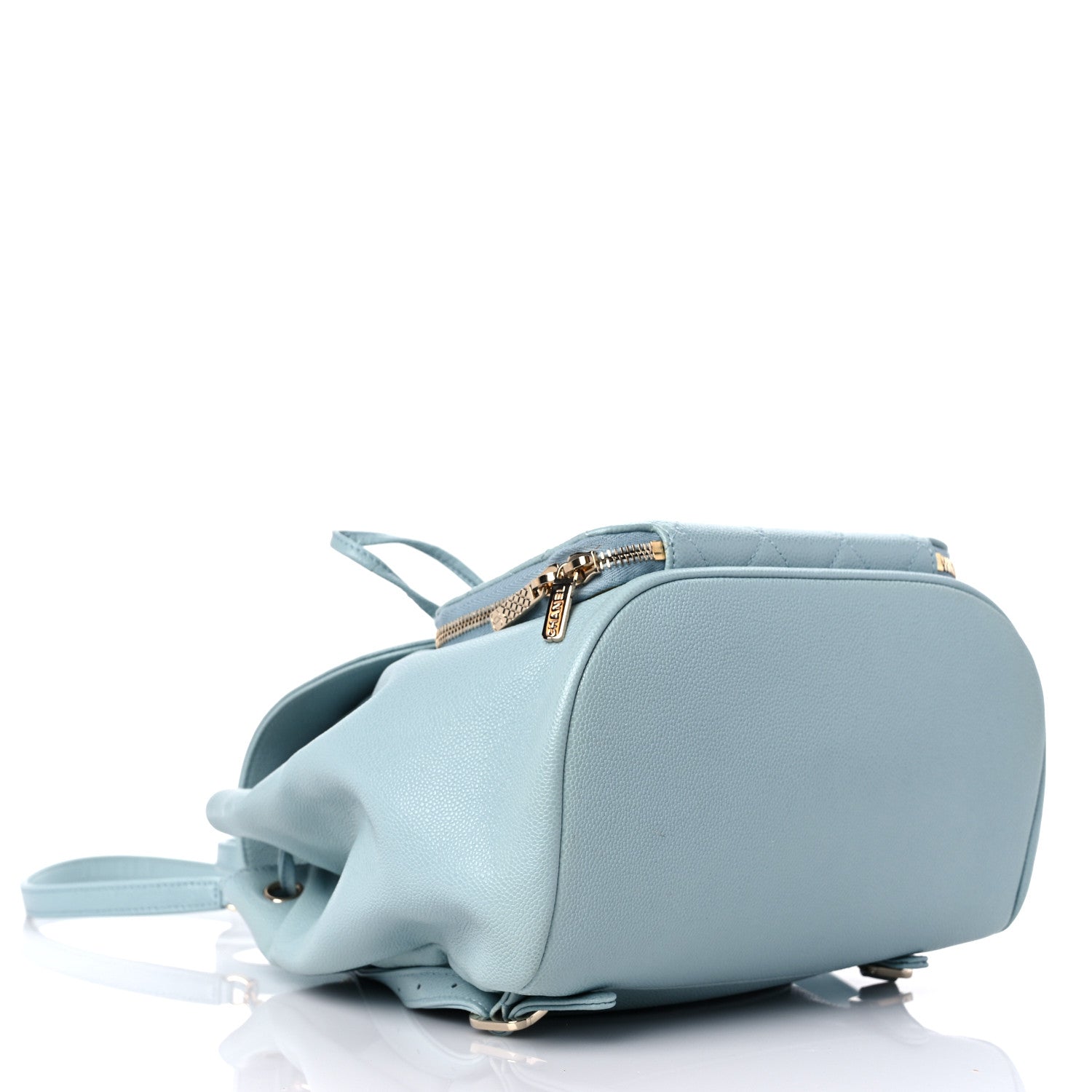 Chanel Caviar Quilted Business Affinity Backpack Light Blue 4 of 9