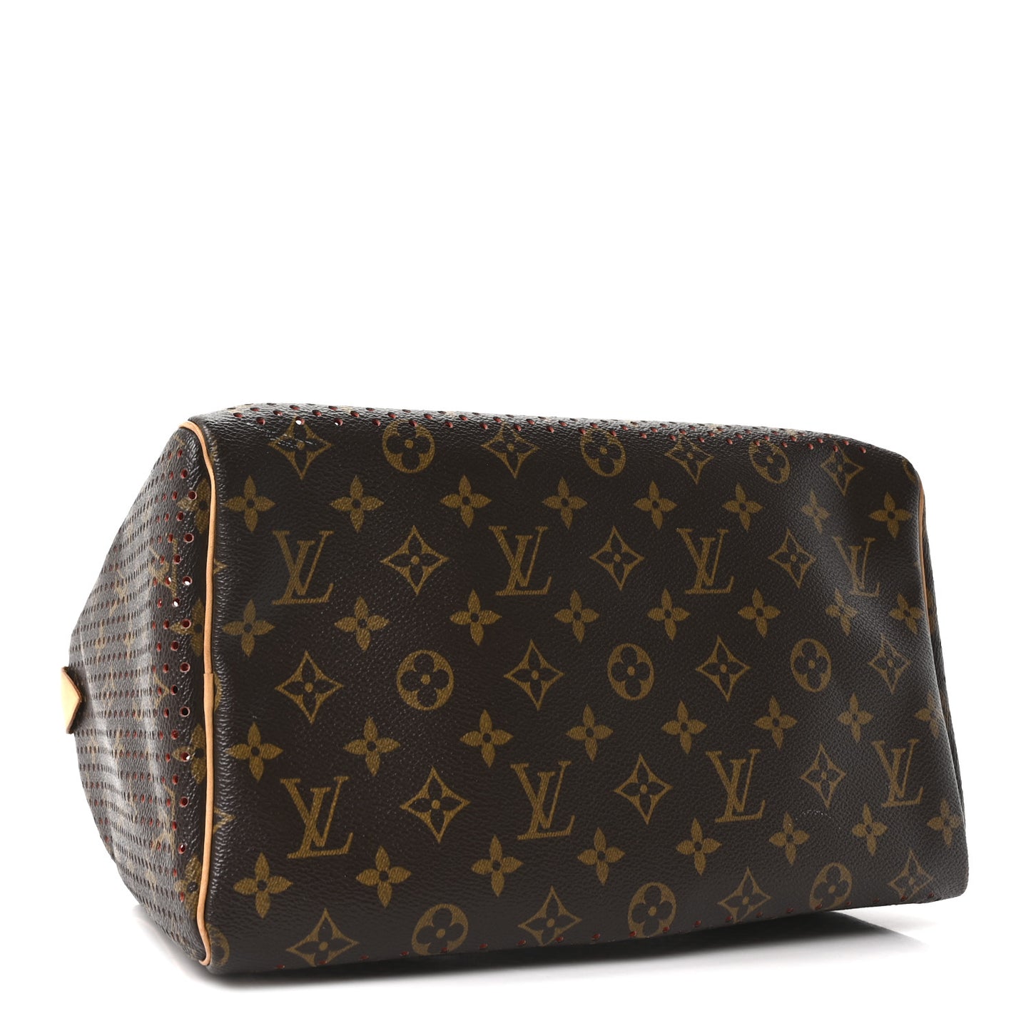 Monogram Perforated Speedy 30 Orange