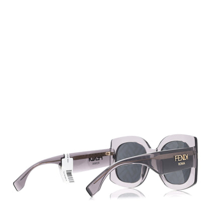 Fendi Acetate FF Sunglasses FF 0436/G/S Grey 4 of 5