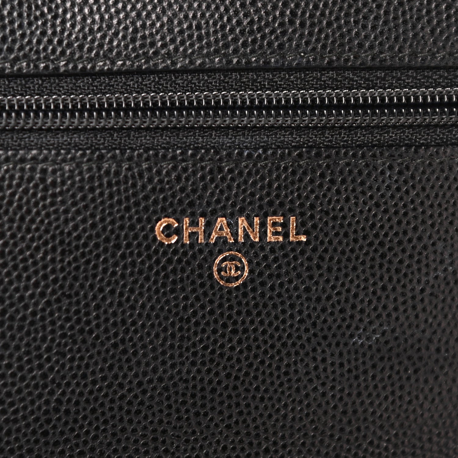 Chanel Caviar Quilted Golden Class Wallet On Chain WOC Black 6 of 13