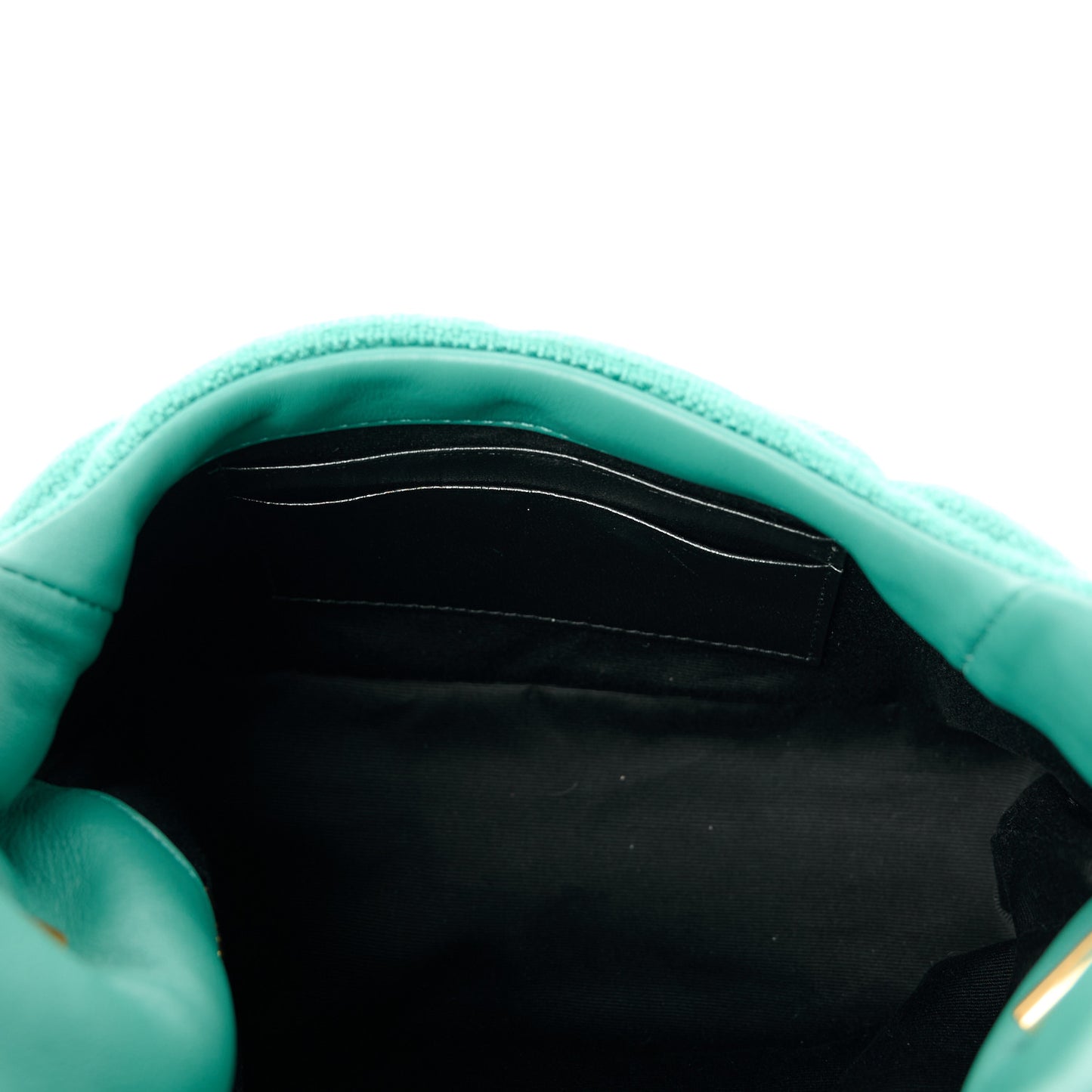 Canvas Quilted Toy Loulou Puffer Monogram Chain Satchel Basil